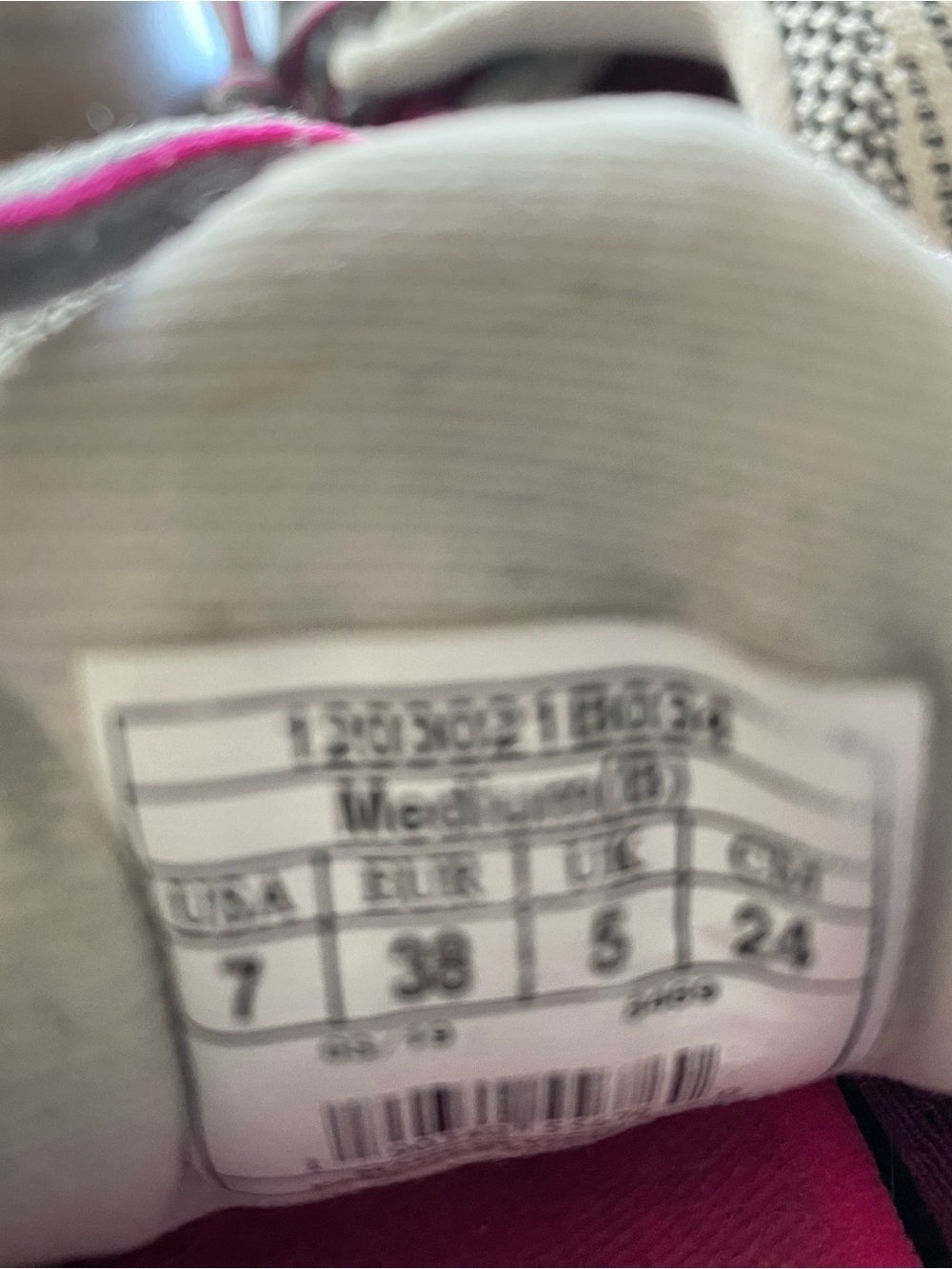 Brooks Women’s Running Shoes - White and Pink - Picture 5 of 5